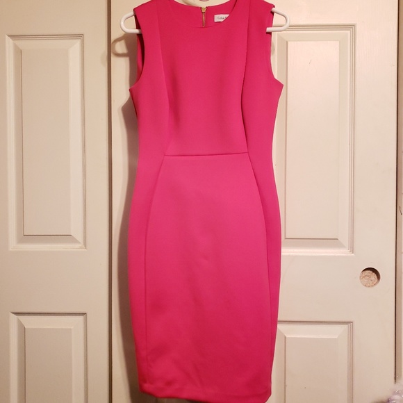 bright pink bodycon
